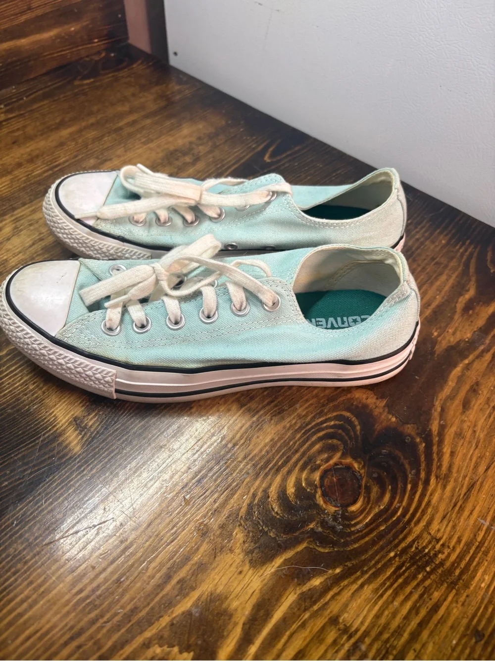 Converse Mint And Teal Sneakers Size 7